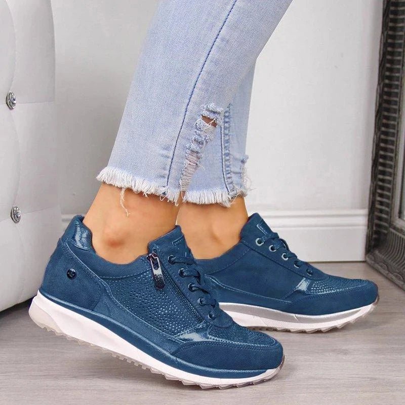 Ginette | Zip - Up Orthopedic Sneakers - Eline Carter