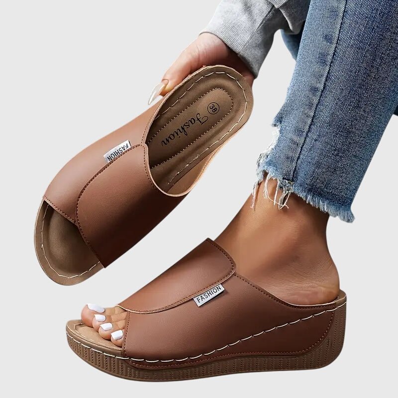 Esther | Orthopedic Wedge Sandals - Eline Carter