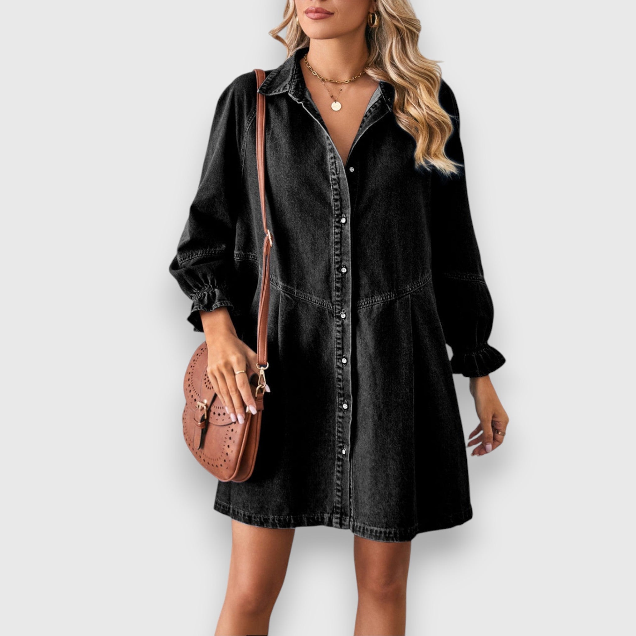 Leni – Jeanslook Dress - Eline Carter