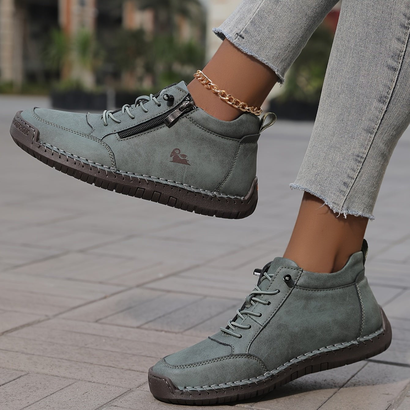 Helena | Zip - Up Orthopedic Shoes - Eline Carter