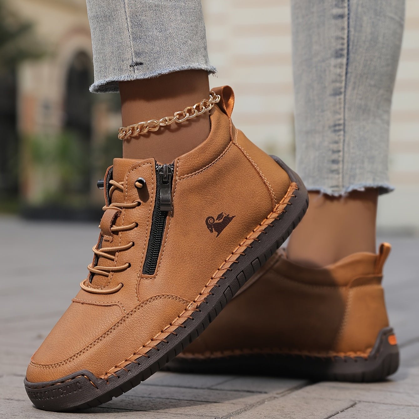 Helena | Zip - Up Orthopedic Shoes - Eline Carter
