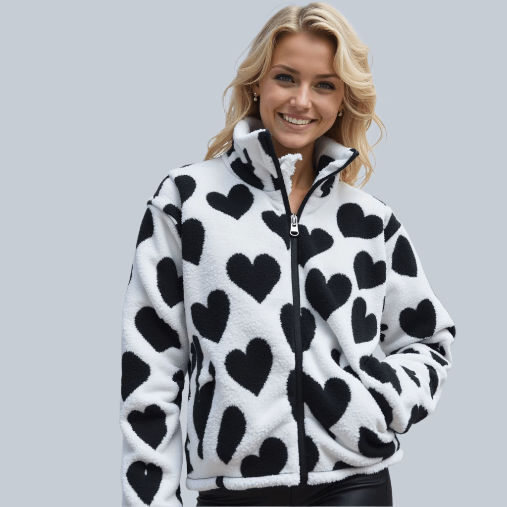 Alveena | Reversible Heart Jacket - Eline Carter