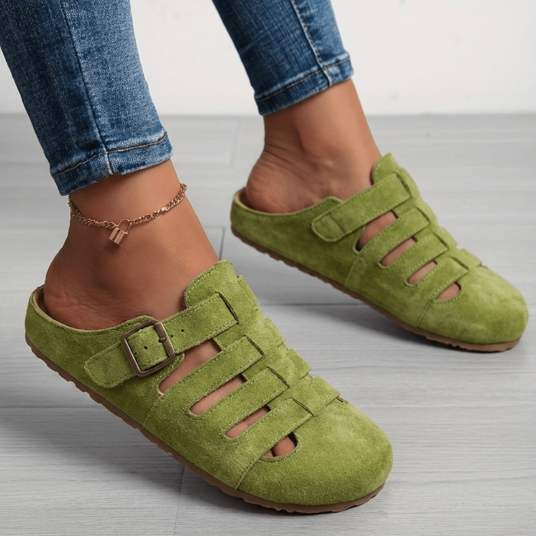 Nikki | Comfort Slip - On Mule Sandals - Eline Carter