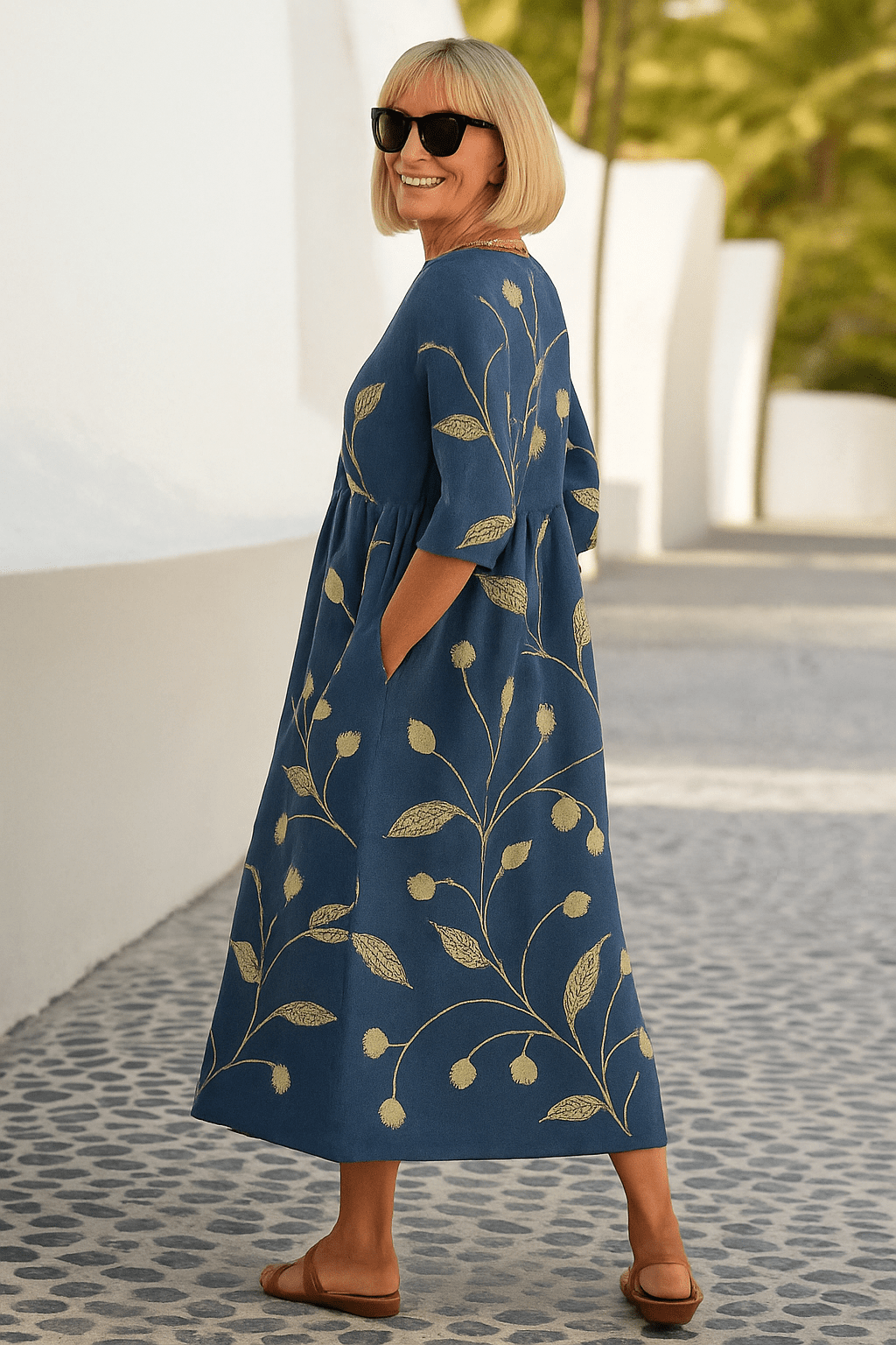 Eliza | Casual Midi Dress - Eline Carter