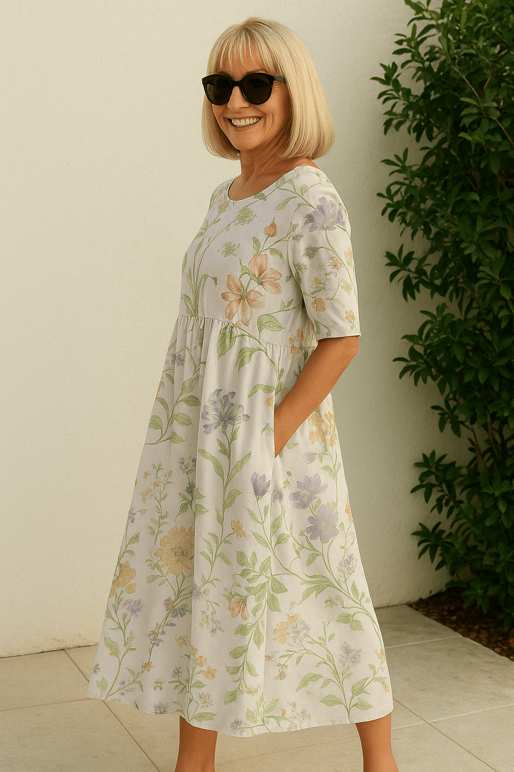 Eliza | Casual Midi Dress - Eline Carter