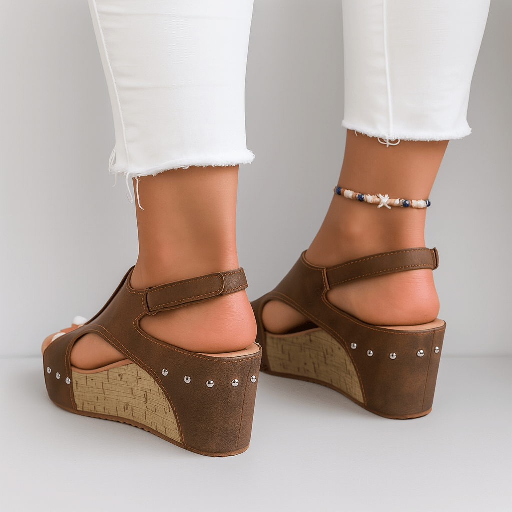Vicky | Orthopaedic Wedge Sandals - Eline Carter