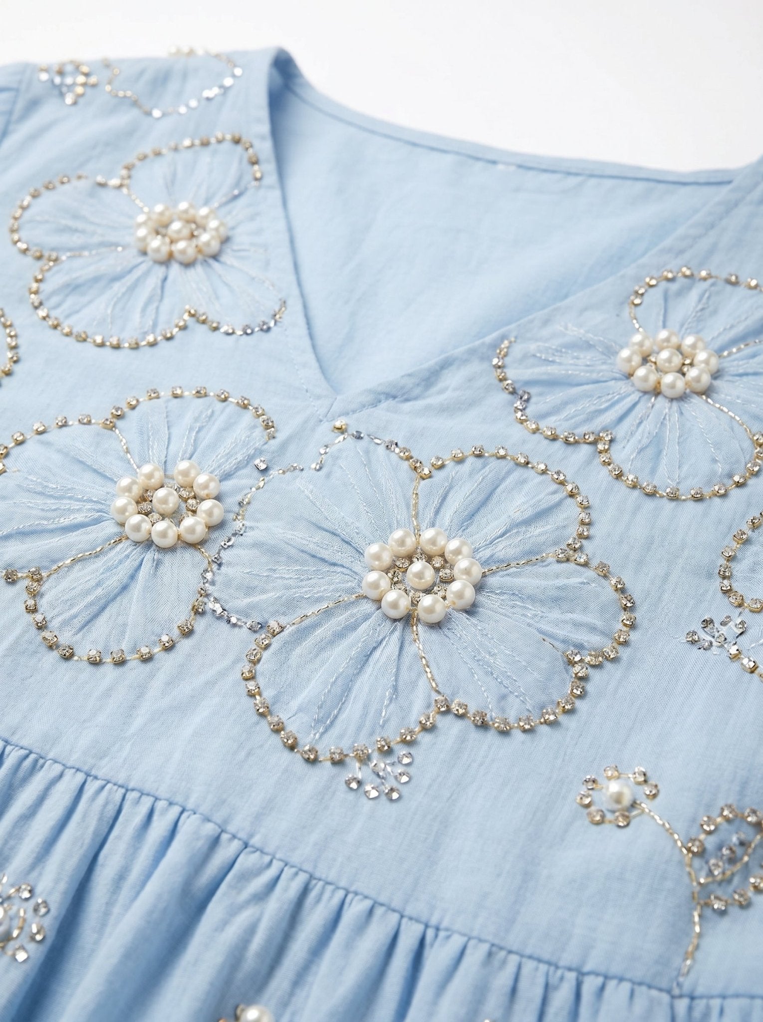 Lena-Floral-Midi-Dress-Blue-Top-Detail