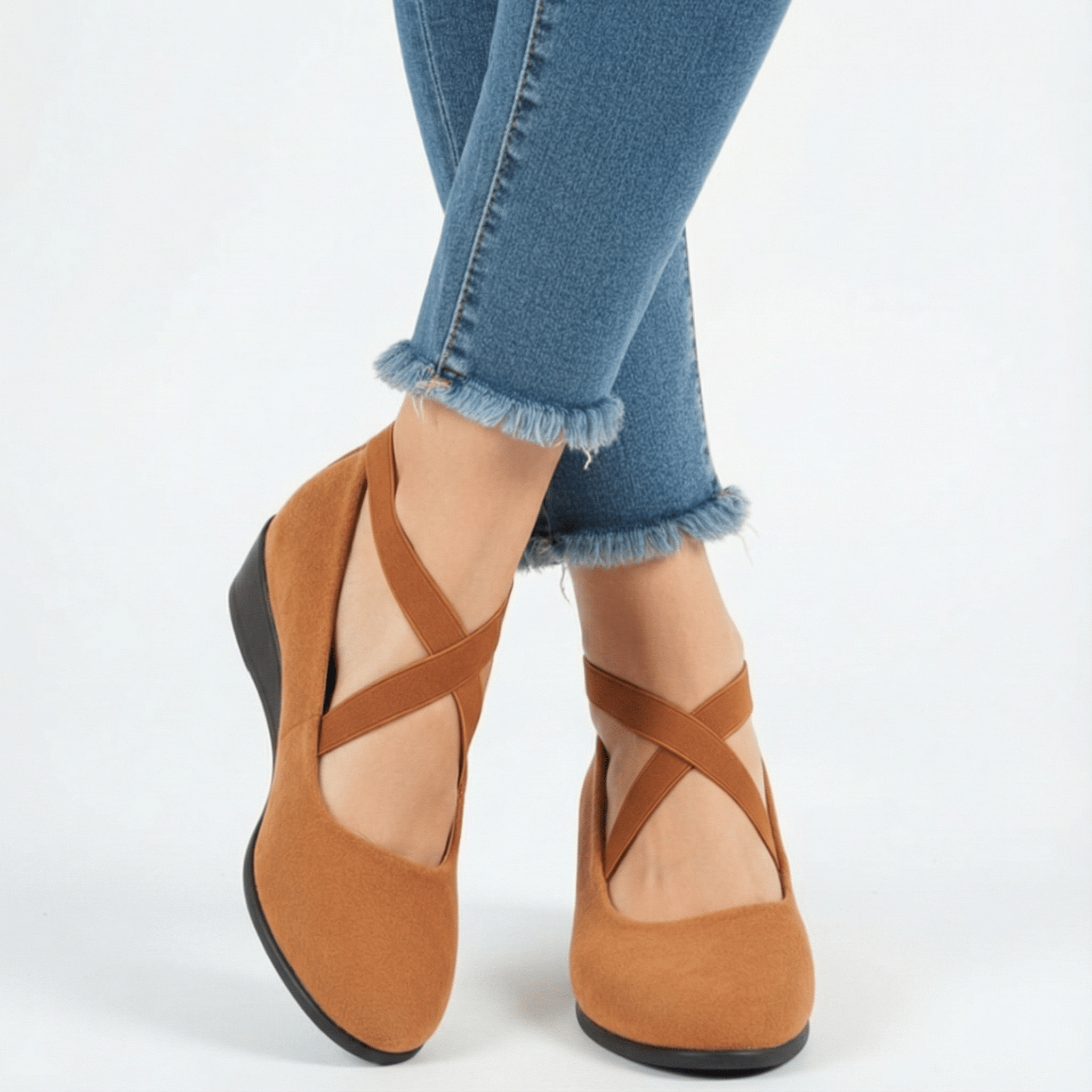 Angel | Comfy Closed Wedge Slip - On Shoes - Eline Carter