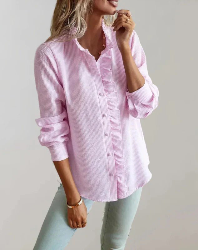 Natalie | Blouse with Ruffles - Eline Carter