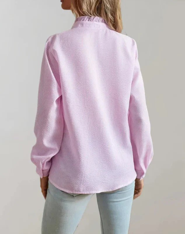 Natalie | Blouse with Ruffles - Eline Carter