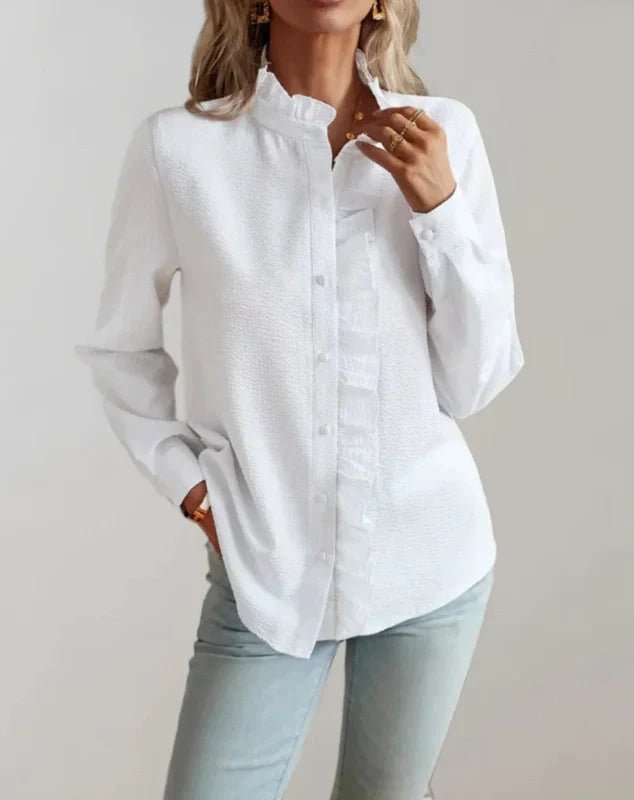 Natalie | Blouse with Ruffles - Eline Carter