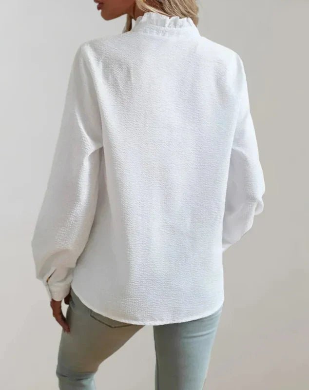 Natalie | Blouse with Ruffles - Eline Carter