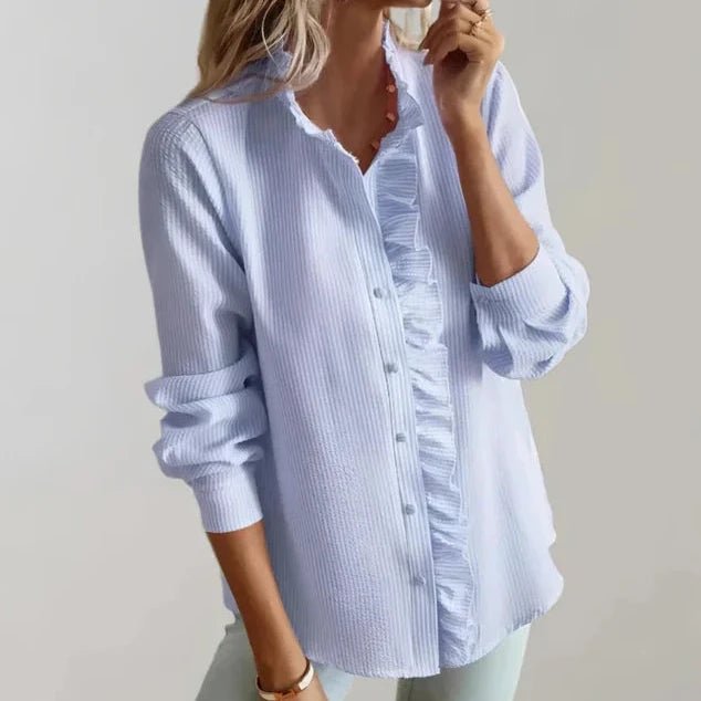 Natalie | Blouse with Ruffles - Eline Carter
