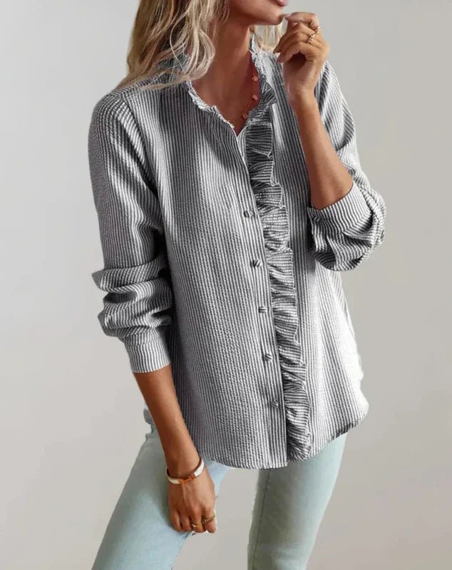Natalie | Blouse with Ruffles - Eline Carter