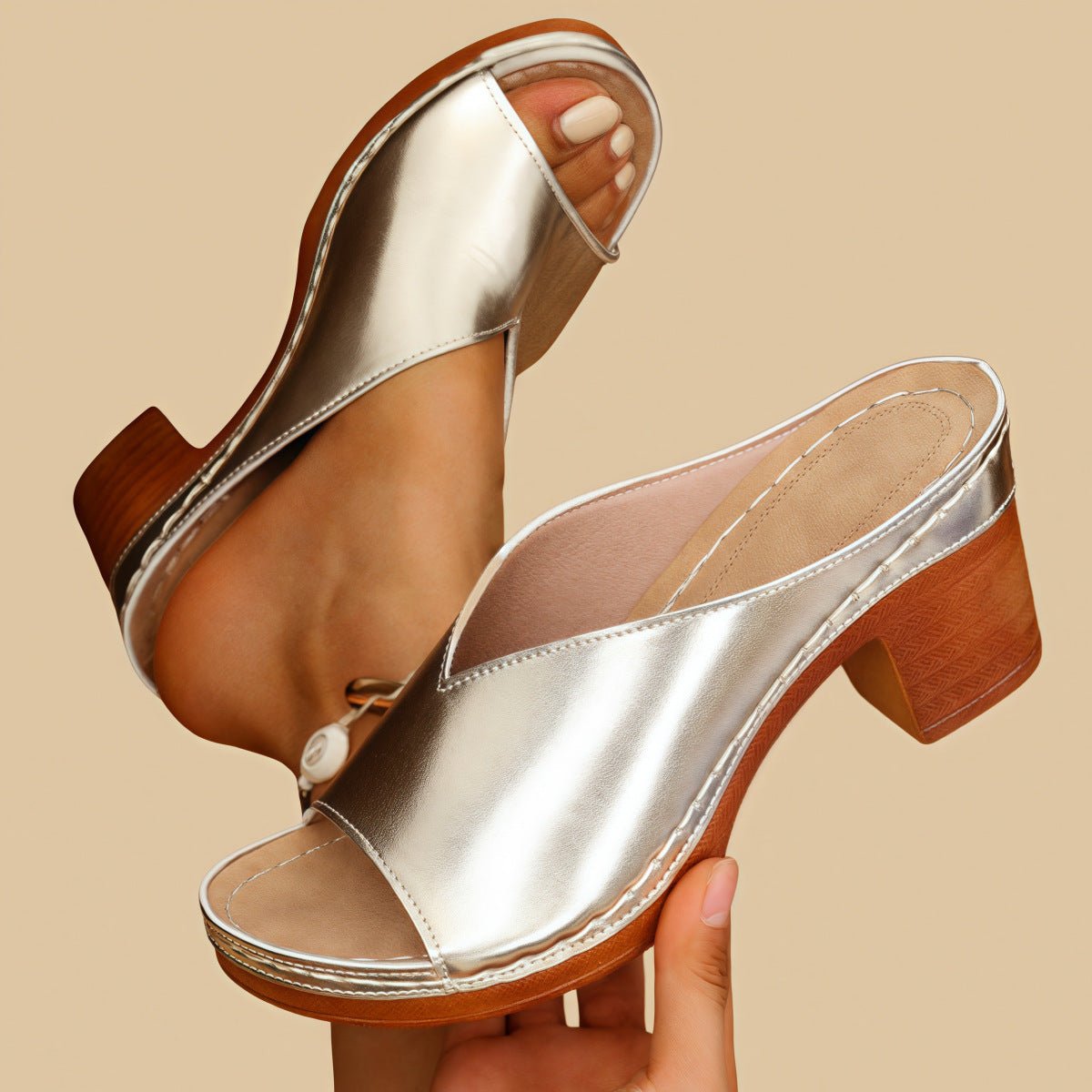 Jane | Elegant Heel Sandals - Eline Carter