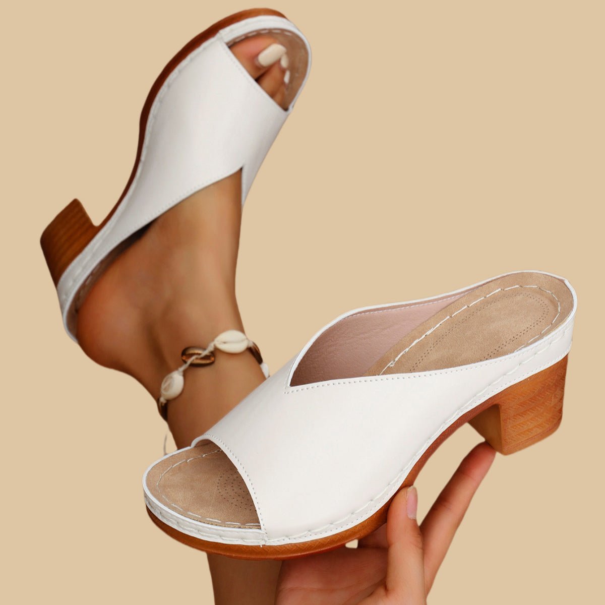 Jane | Elegant Heel Sandals - Eline Carter