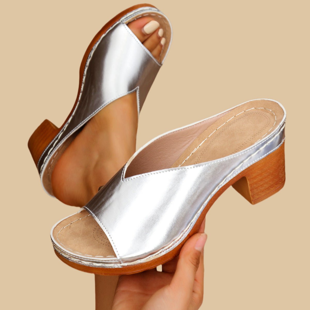 Jane | Elegant Heel Sandals - Eline Carter