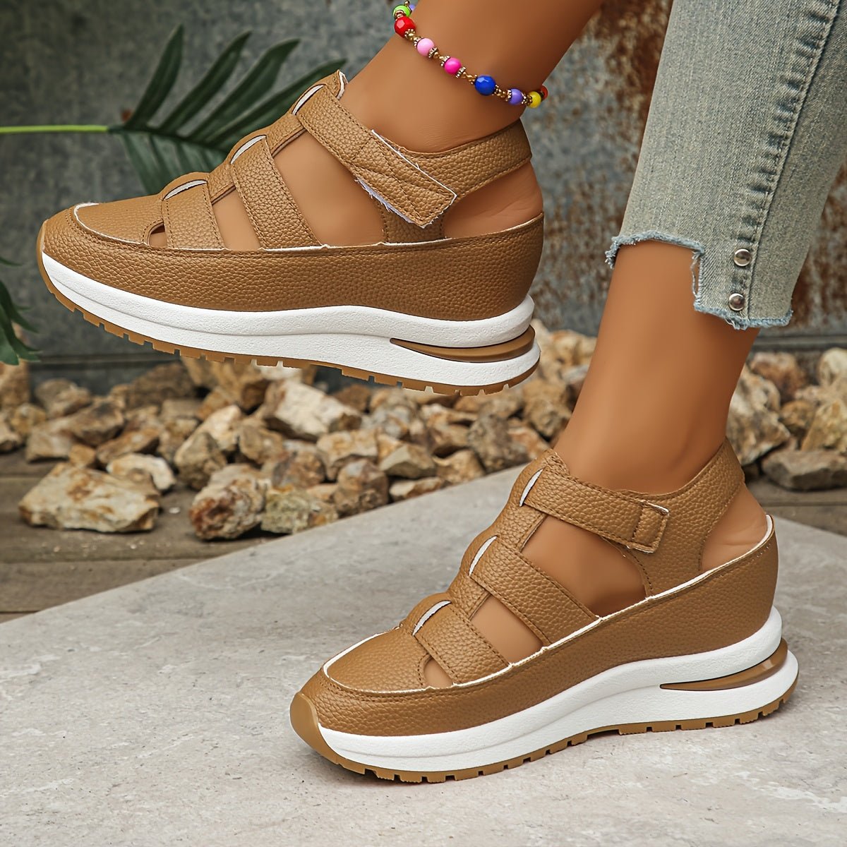 Karla | Orthopedic Platform Sandals - Eline Carter