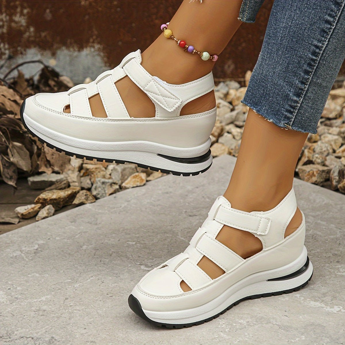 Karla | Orthopedic Platform Sandals - Eline Carter