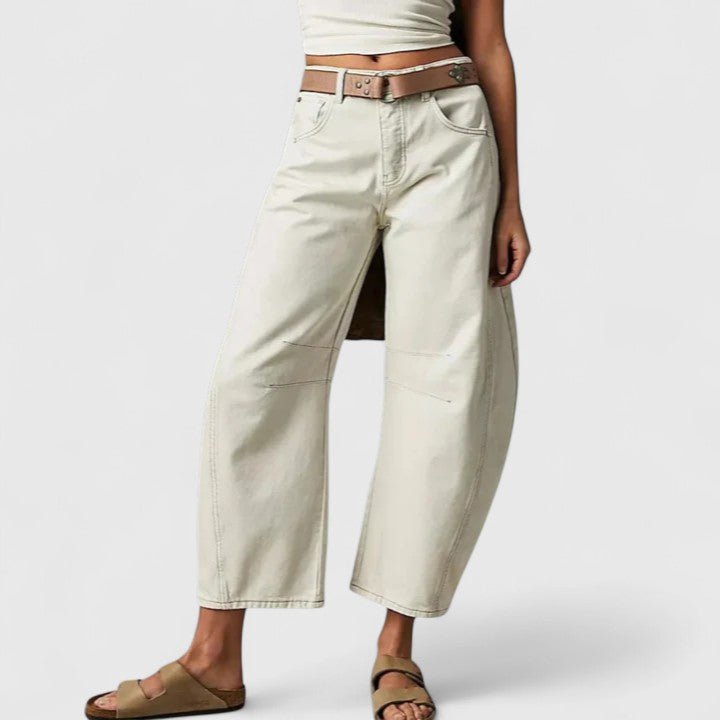 Danielle | Comfortable Wide - Leg Trousers - Eline Carter
