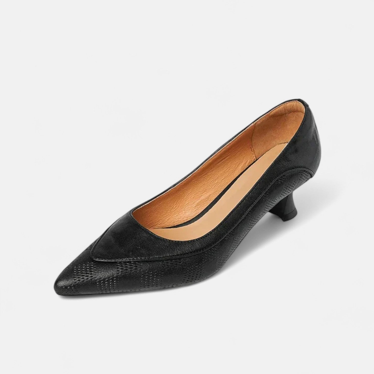 Amara Leather Heels - Eline Carter