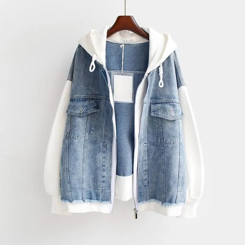 Claretta | Denim Hoodie Jacket - Eline Carter