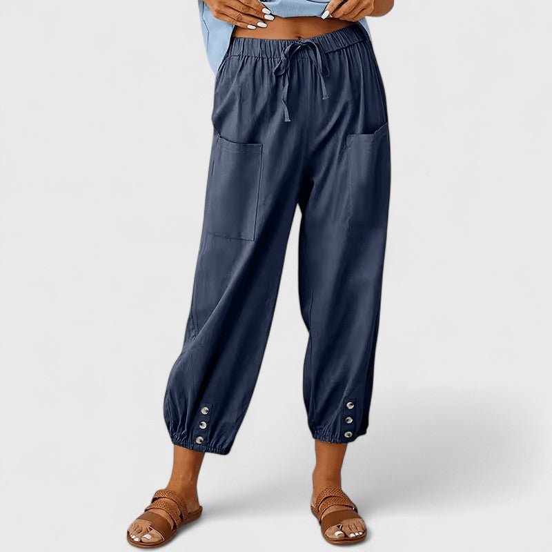Leah | Sophisticated Wide - Leg Trousers - Eline Carter