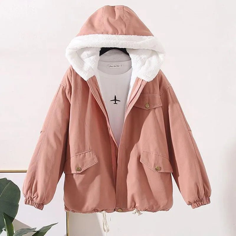 Blaine | Oversized Cotton Hoodie Jacket - Eline Carter
