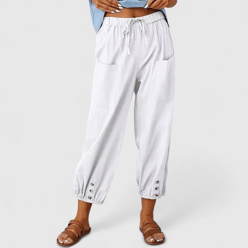 Leah | Sophisticated Wide - Leg Trousers - Eline Carter
