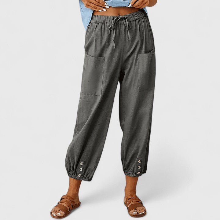 Leah | Sophisticated Wide - Leg Trousers - Eline Carter