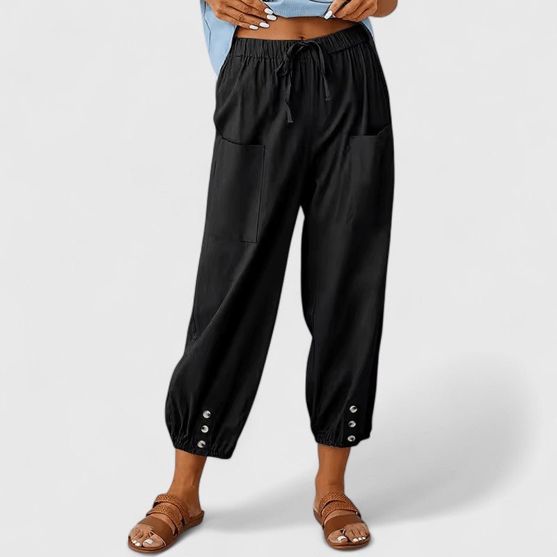 Leah | Sophisticated Wide - Leg Trousers - Eline Carter