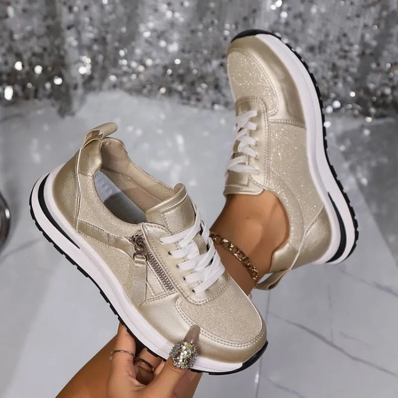 Karine | Zip - Up Orthopedic Sneakers - Eline Carter