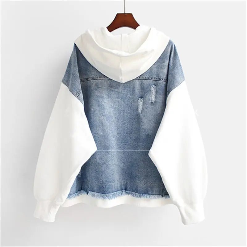 Claretta | Denim Hoodie Jacket - Eline Carter