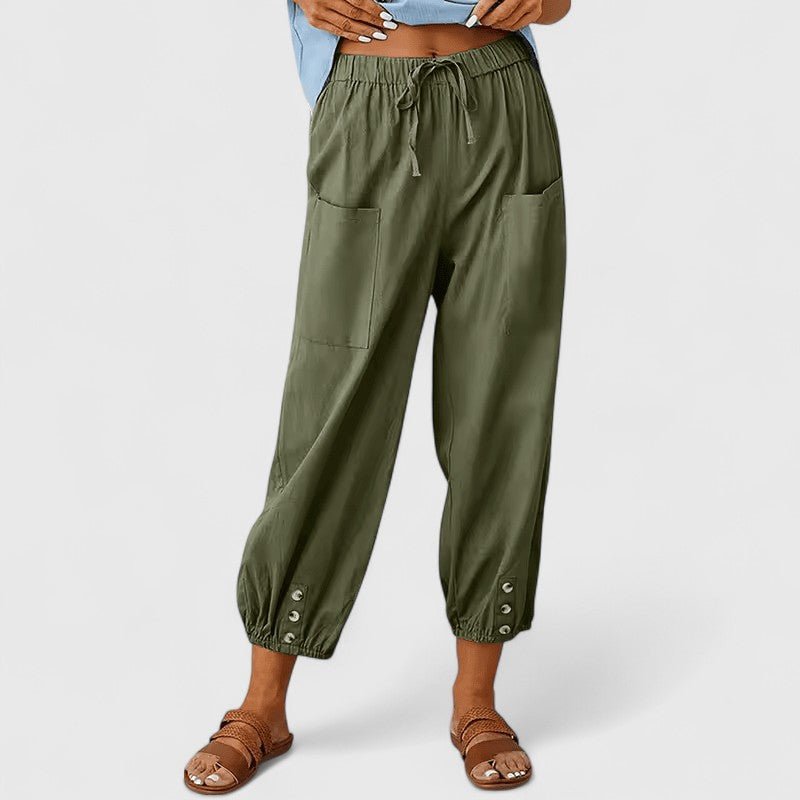 Leah | Sophisticated Wide - Leg Trousers - Eline Carter