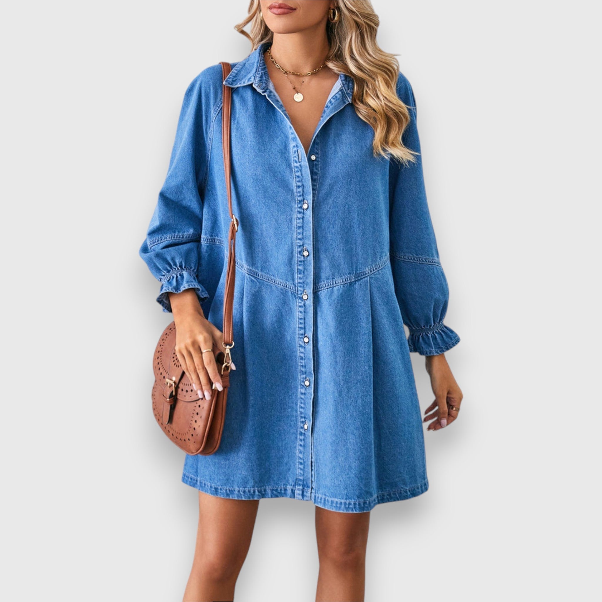Leni – Jeanslook Dress - Eline Carter