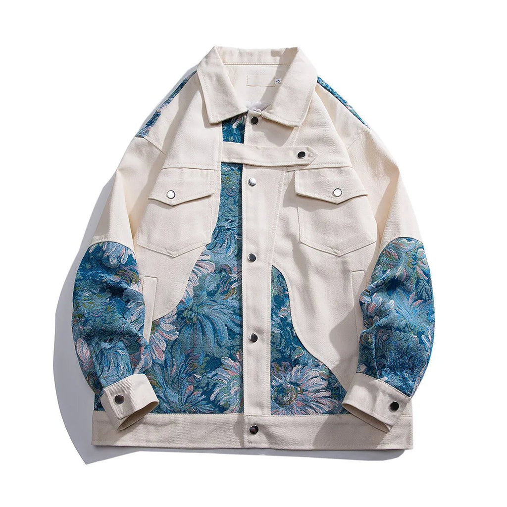 Embroidered Denim Jacket - Eline Carter