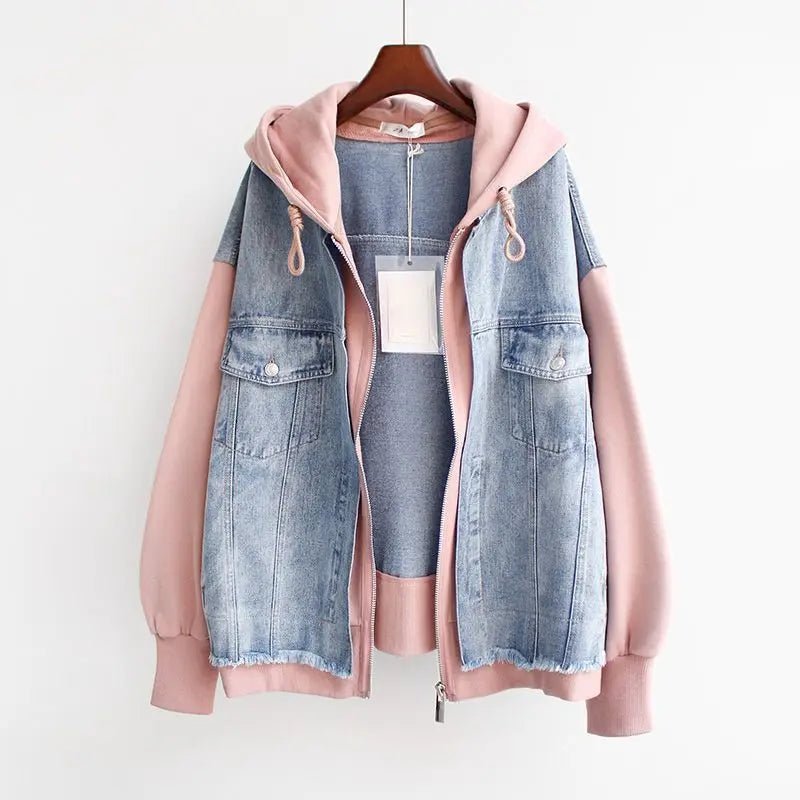 Claretta | Denim Hoodie Jacket - Eline Carter