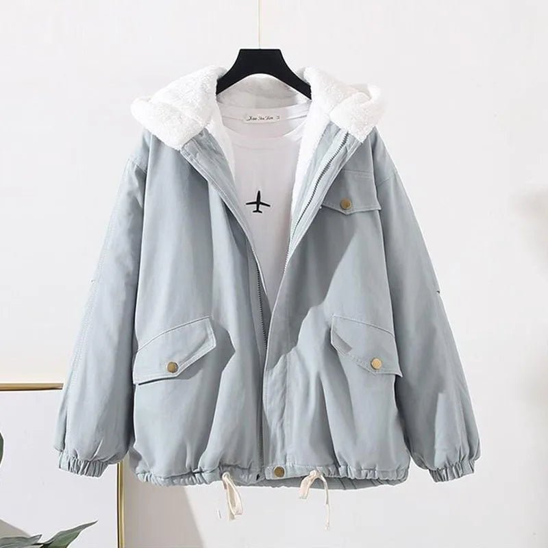 Blaine | Oversized Cotton Hoodie Jacket - Eline Carter