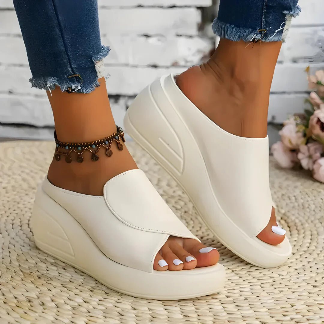 Jade | Wedge Platform Sandals - Eline Carter