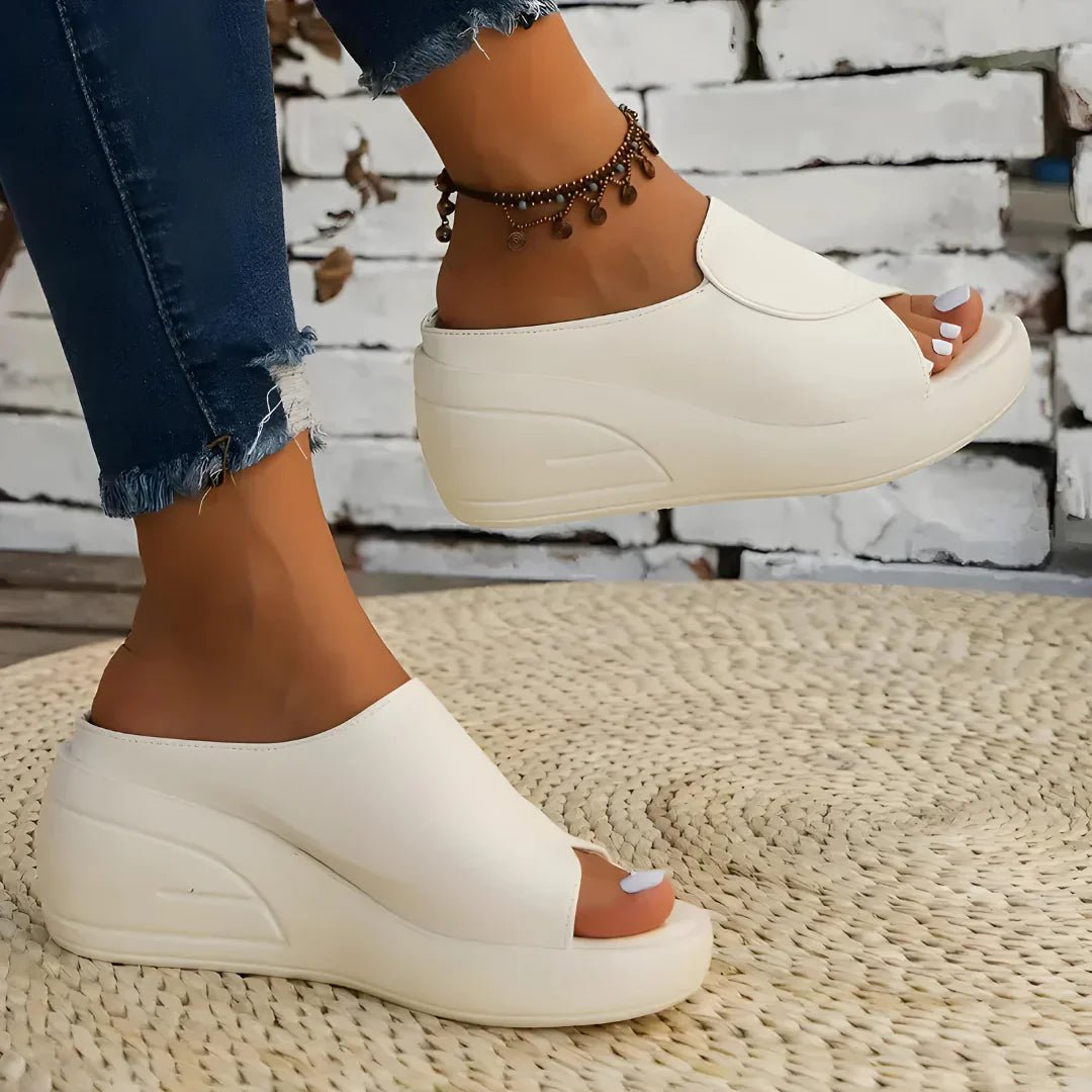 Jade | Wedge Platform Sandals - Eline Carter