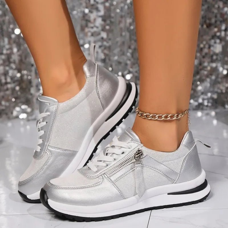 Karine | Zip - Up Orthopedic Sneakers - Eline Carter