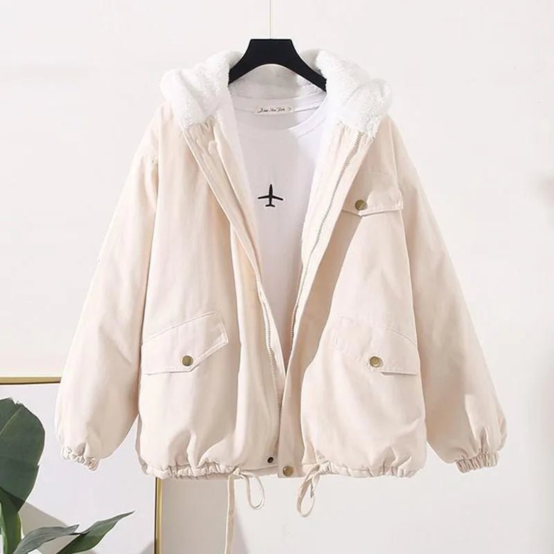 Blaine | Oversized Cotton Hoodie Jacket - Eline Carter