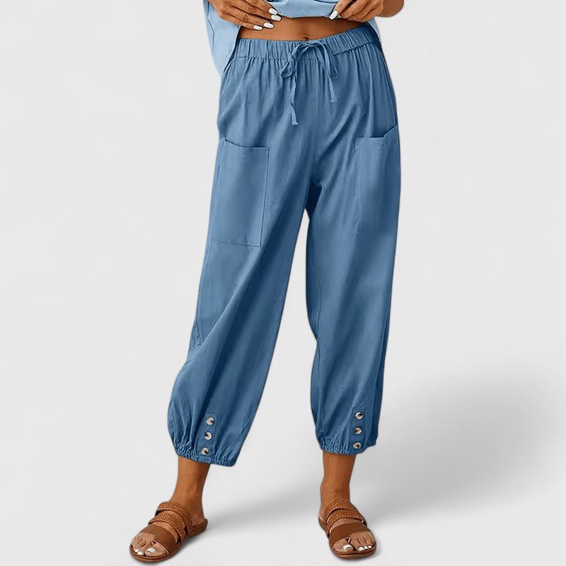 Leah | Sophisticated Wide - Leg Trousers - Eline Carter