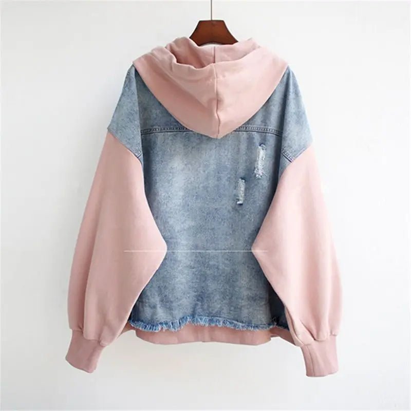 Claretta | Denim Hoodie Jacket - Eline Carter