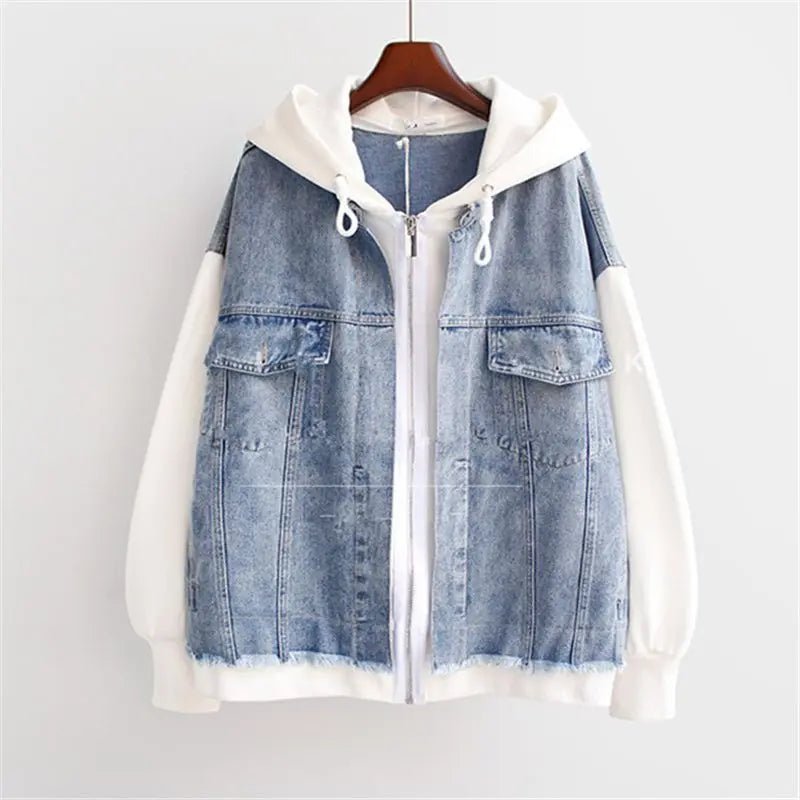 Claretta | Denim Hoodie Jacket - Eline Carter