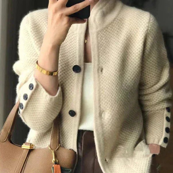 Honey | Cozy Knitted Sweater Jacket - Eline Carter