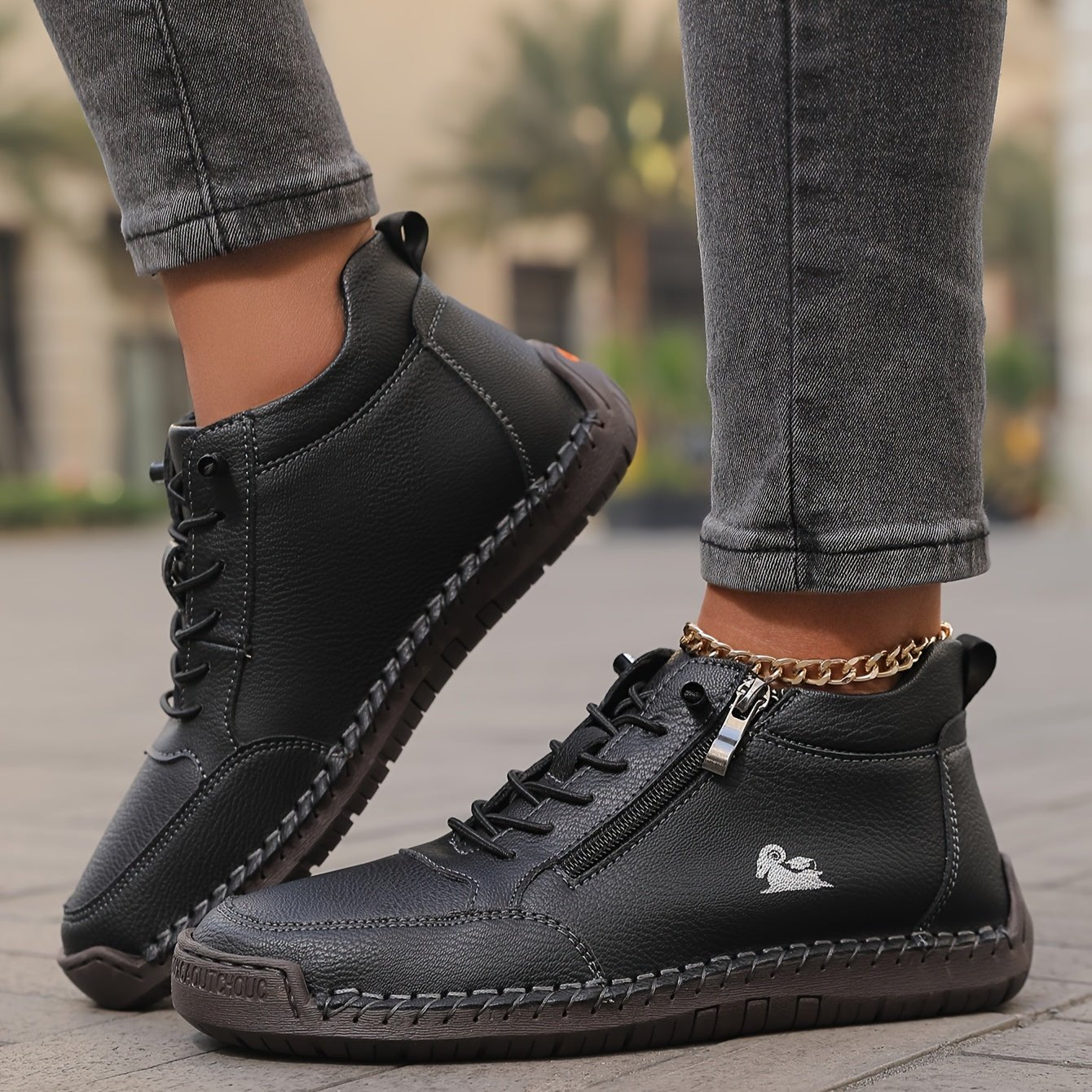 Helena | Zip - Up Orthopedic Shoes - Eline Carter