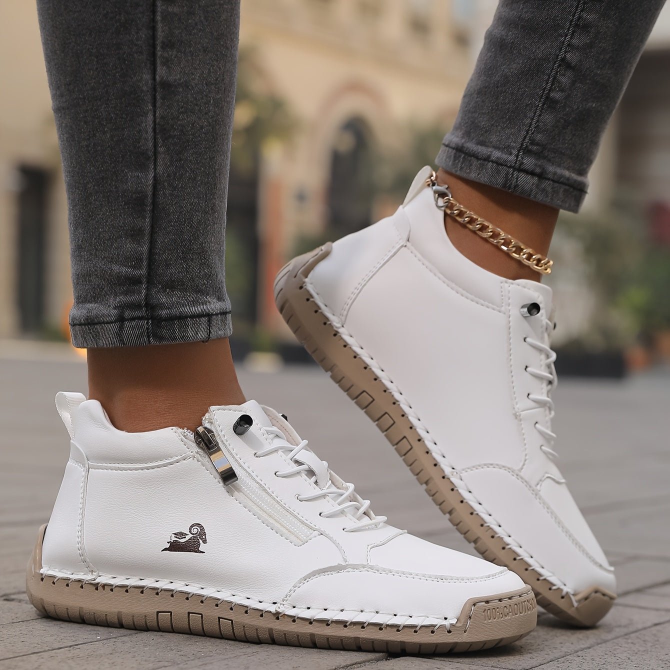 Helena | Zip - Up Orthopedic Shoes - Eline Carter