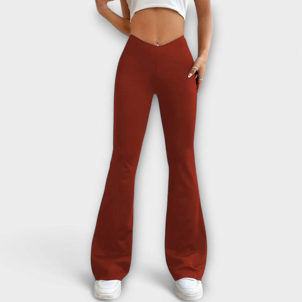 Morgan | Relaxed Trousers with Flared Leg - Eline Carter