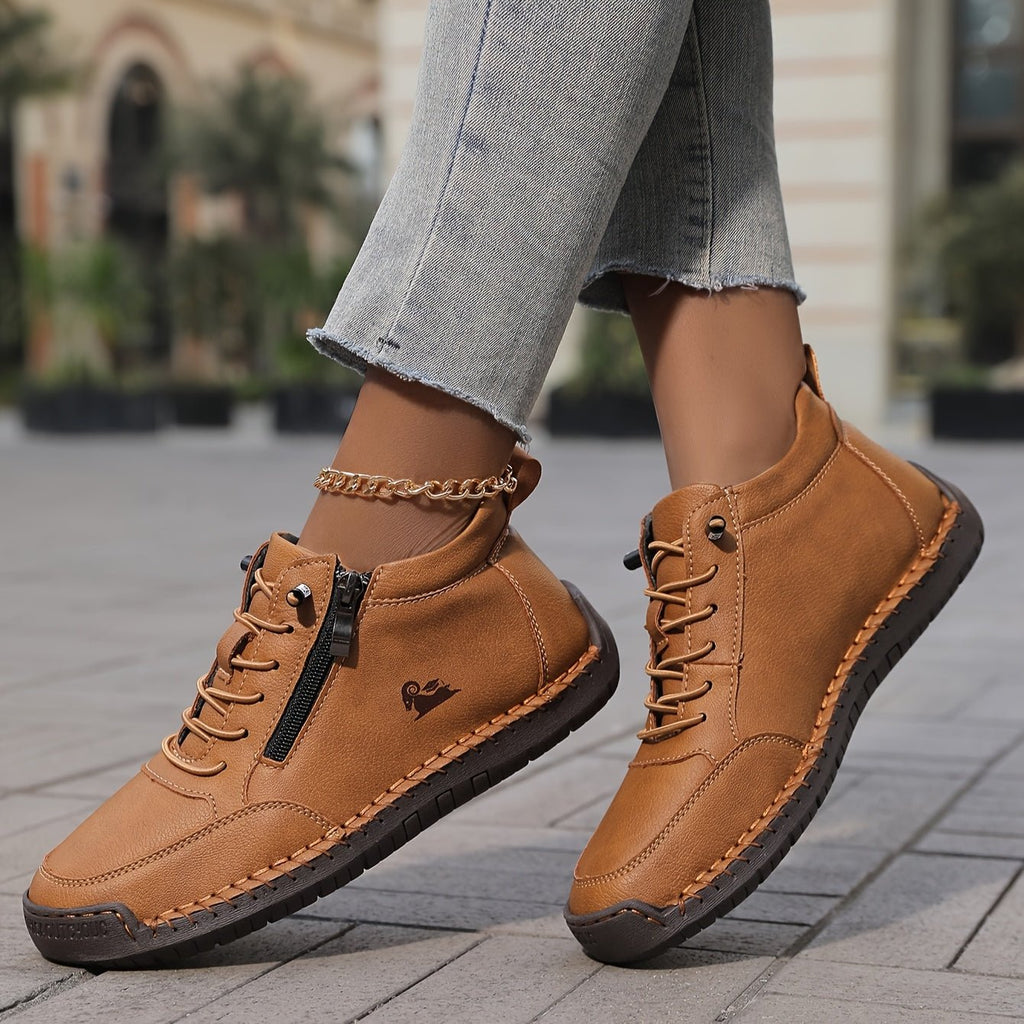 Helena | Zip - Up Orthopedic Shoes - Eline Carter